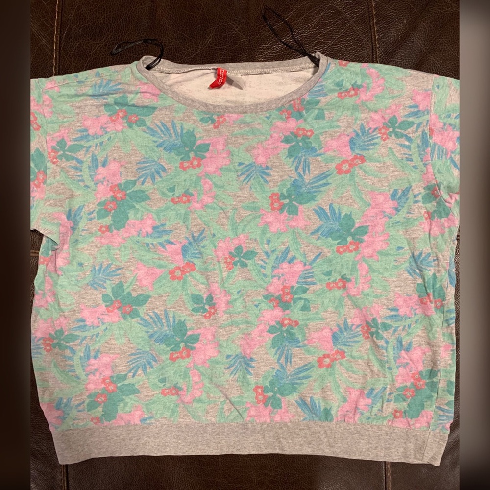 H&M Floral Print Sweater